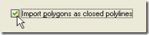 Import polygons