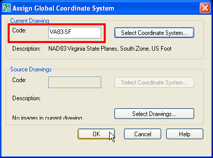 Converting a Drawings Coordinate System