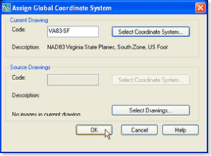 Assign Coordinate System