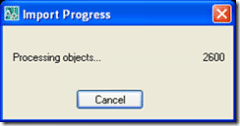 Import Progress
